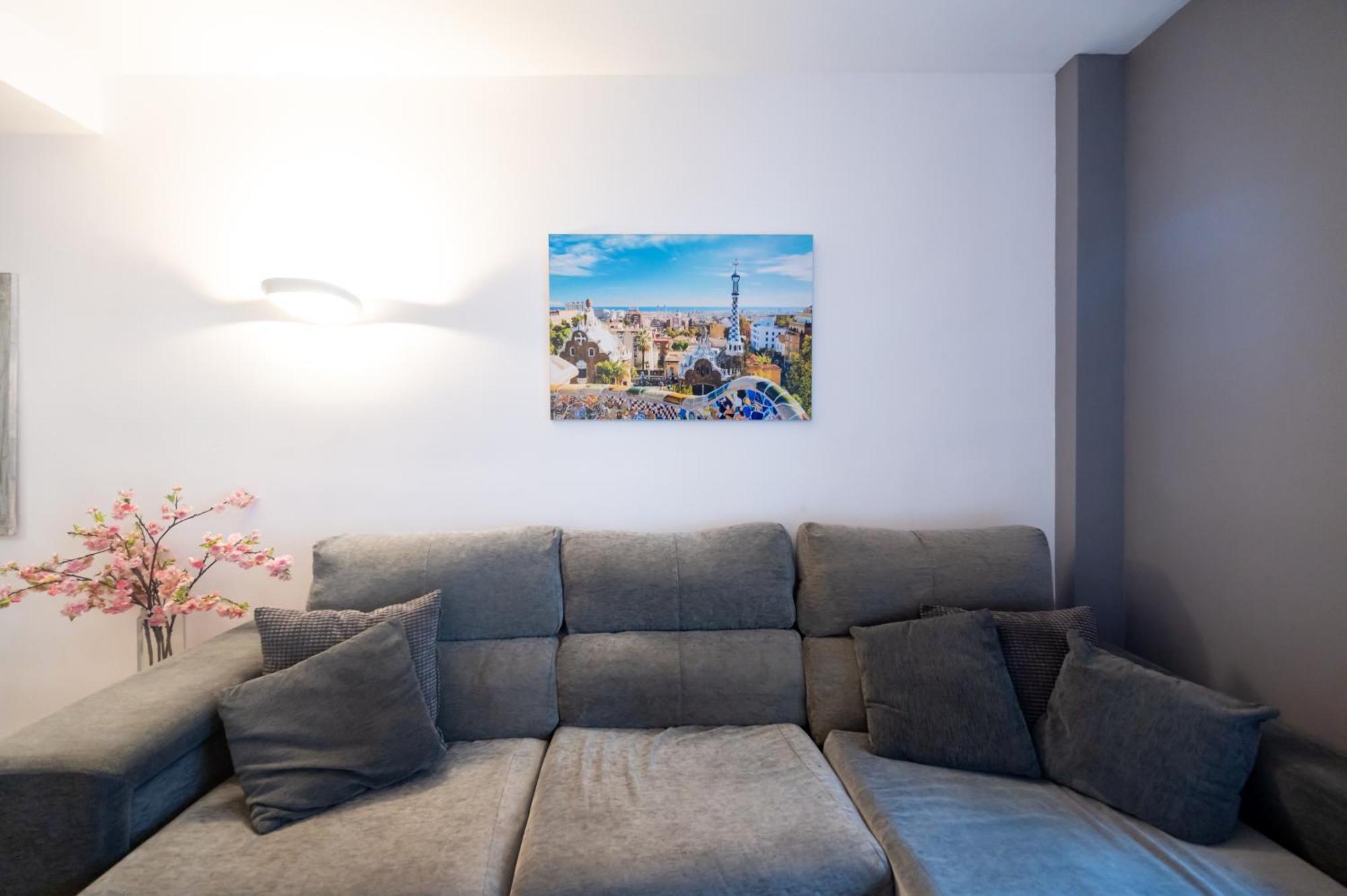 Comfy Downtown + Private Terrace Daire Barselona Dış mekan fotoğraf